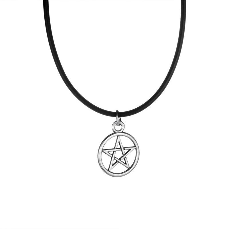 Aurelia Nocturne Pentacle Necklace