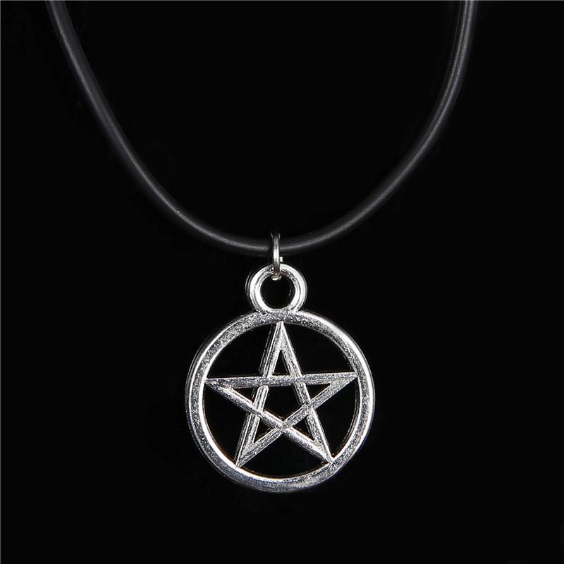 Aurelia Nocturne Pentacle Necklace