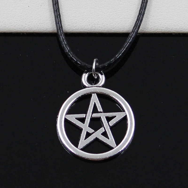 Aurelia Nocturne Pentacle Necklace