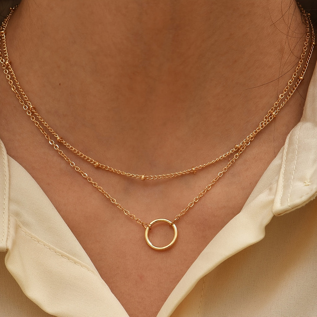 Aurelia BohoHeart Ring Necklace