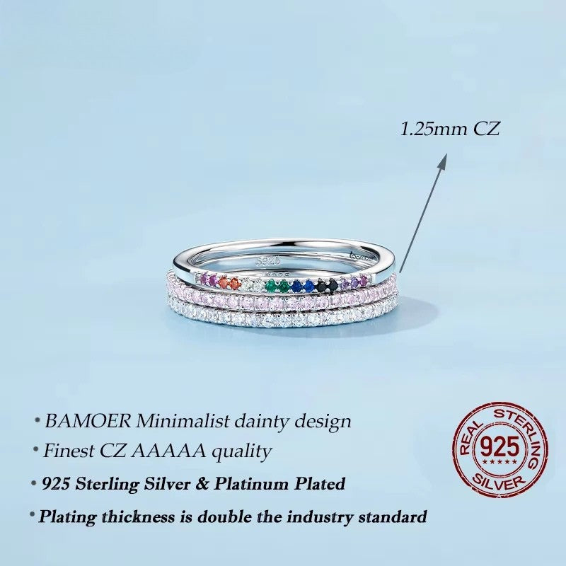 Vivid Sparkle Pave Ring