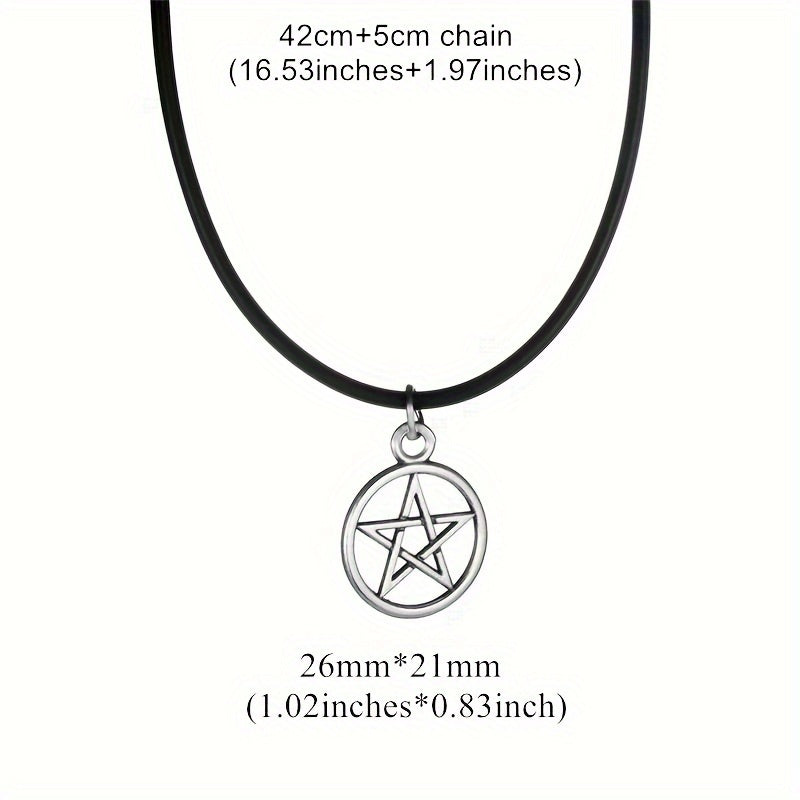 Aurelia Nocturne Pentacle Necklace