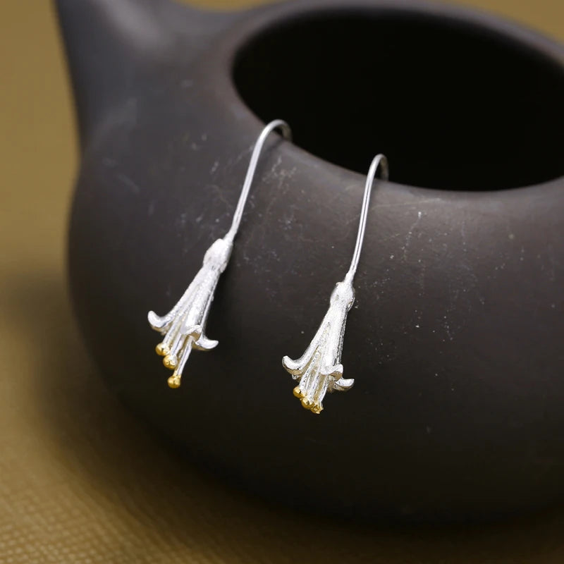 Luna Bloom Drop Earrings
