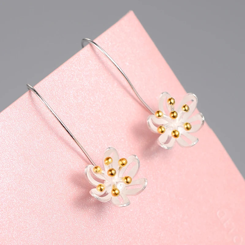 Luna Bloom Drop Earrings