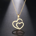 DOTIFI TwinHeart Embrace Necklace