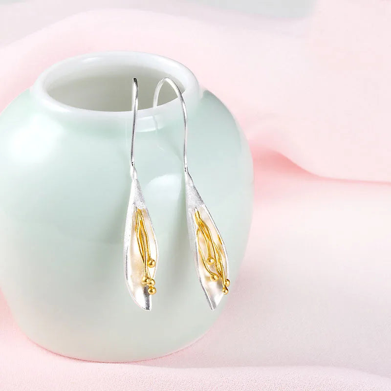 Luna Bloom Drop Earrings