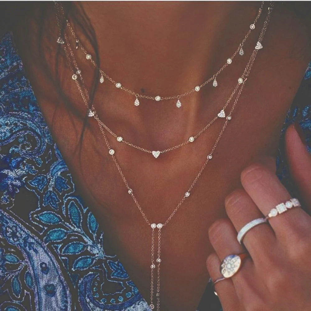 Boho Star & Moon Harmony Necklace