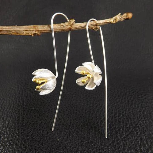Luna Bloom Drop Earrings