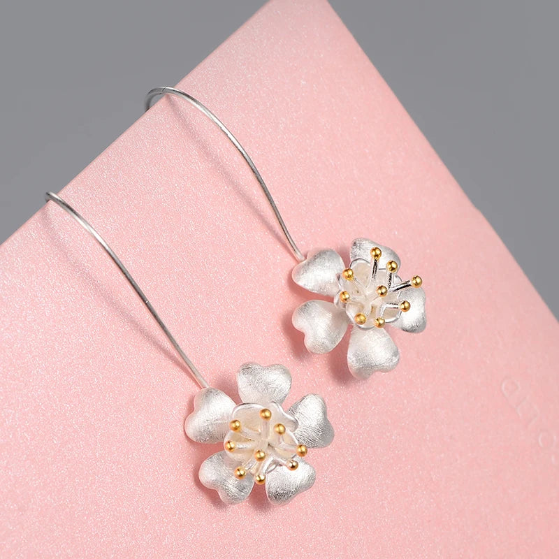 Luna Bloom Drop Earrings