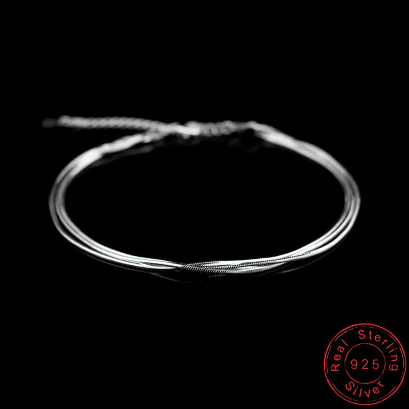 Élan Serpent Wave Anklet