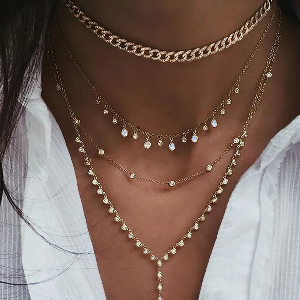 Boho Star & Moon Harmony Necklace