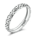 Silver Iris Whisper Ring