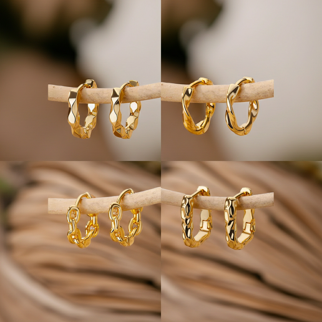 Auréa Round Luxury Hoops