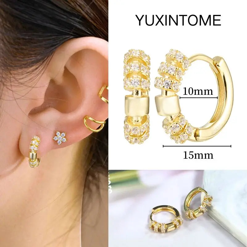 Aurélie Geo™ Vintage Hoops