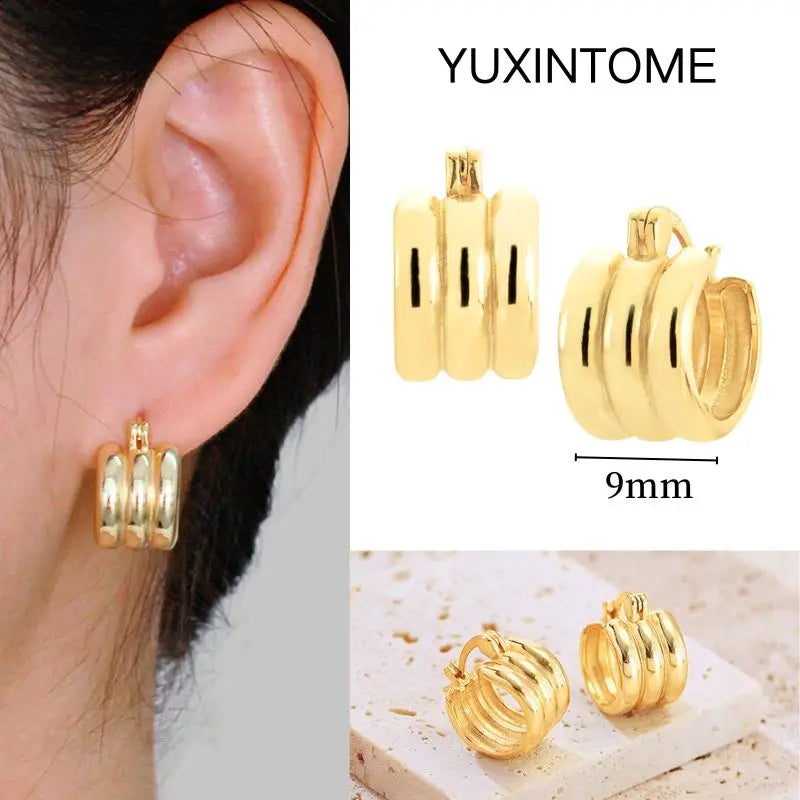 Aurélie Geo™ Vintage Hoops