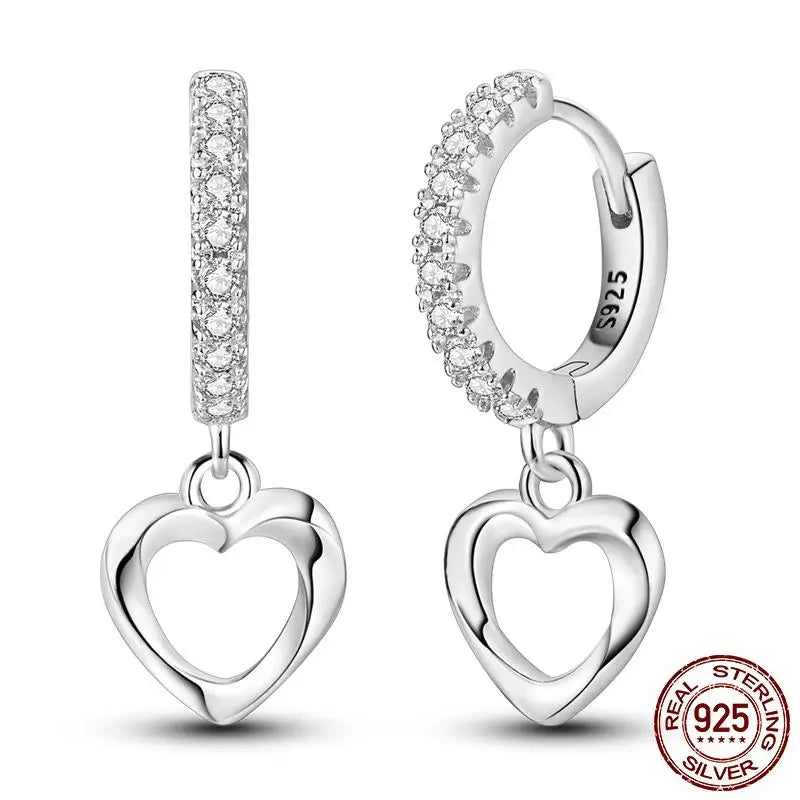 LunaGlow Sterling Hoops