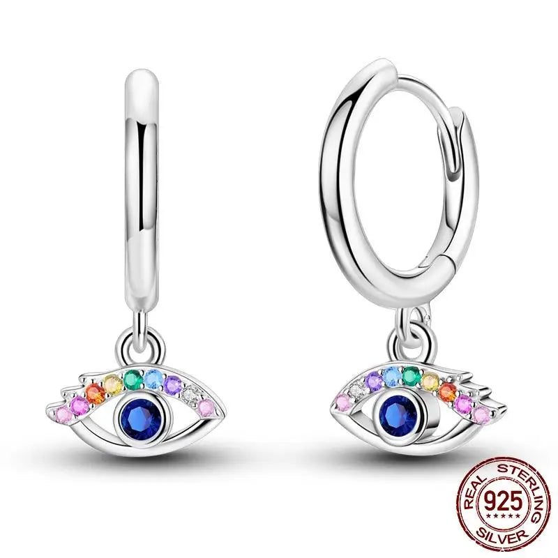 LunaGlow Sterling Hoops