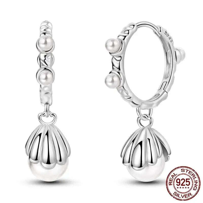 LunaGlow Sterling Hoops