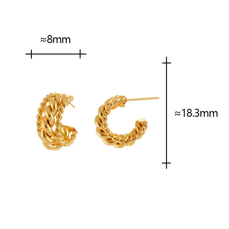 Céleste Twist™ Stud Earrings