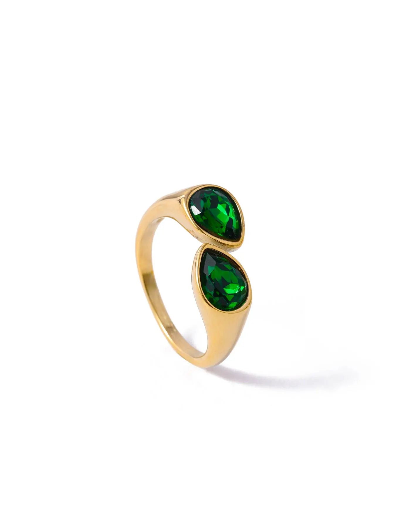 Carlidana Golden Teardrop Ring