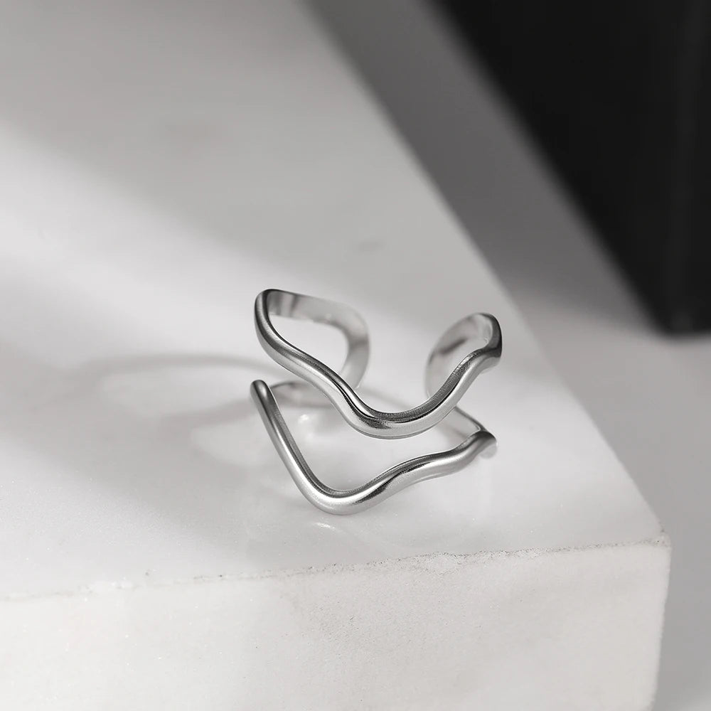 PureFlow Double Line Ring