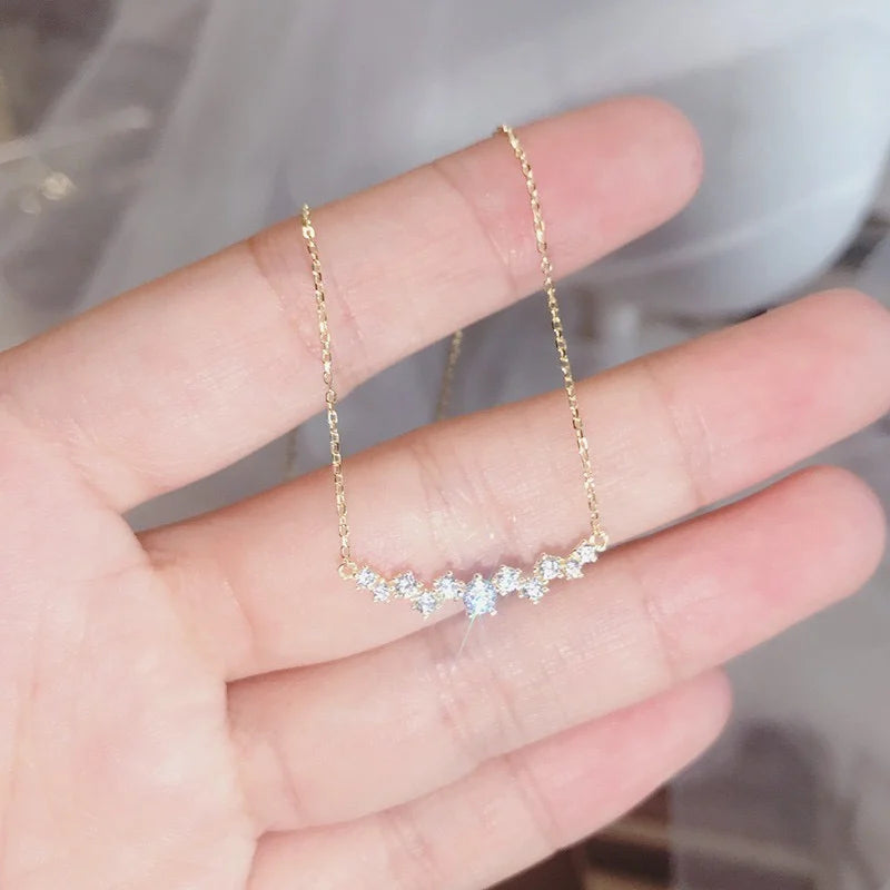EternaMoon 18K Zircon Necklace