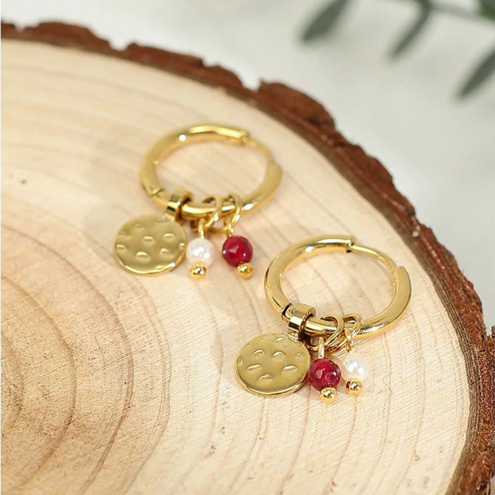 Auréa Stone Fashion Hoops