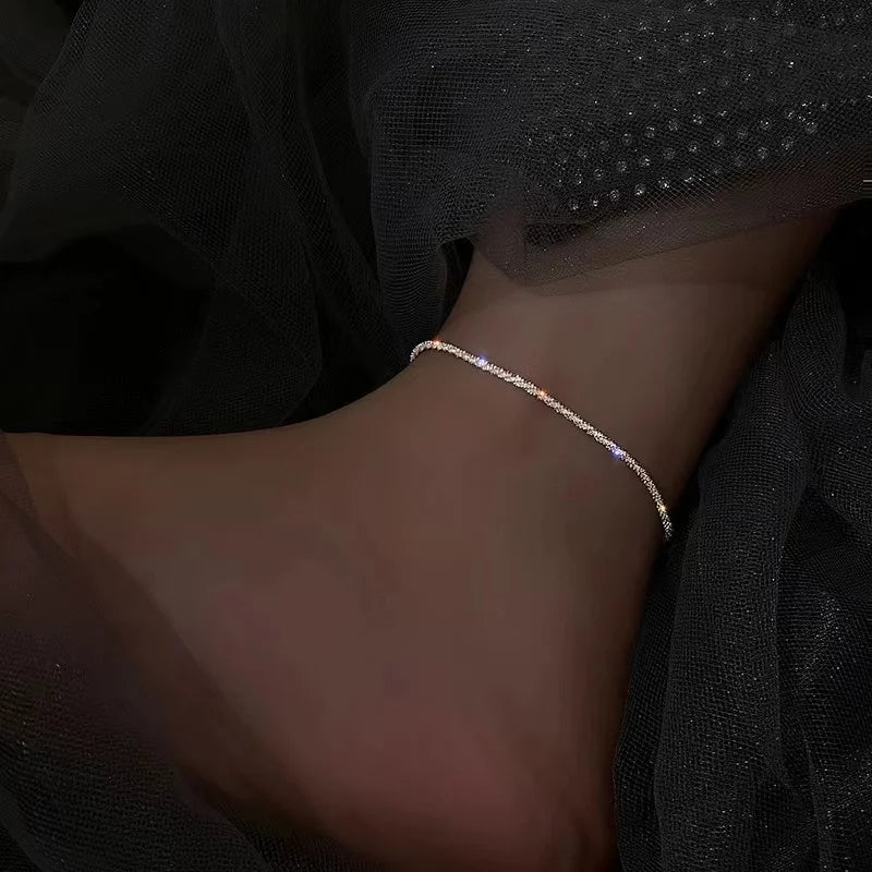 Élan Silver Grace Anklet