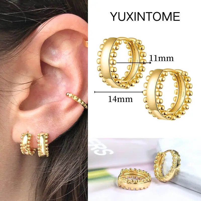 Aurélie Geo™ Vintage Hoops