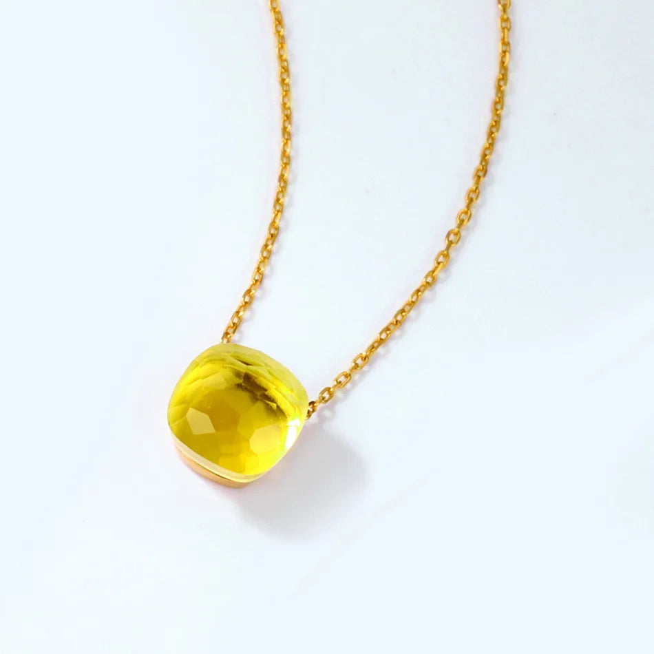 ALLNOEL Prism Square Necklace