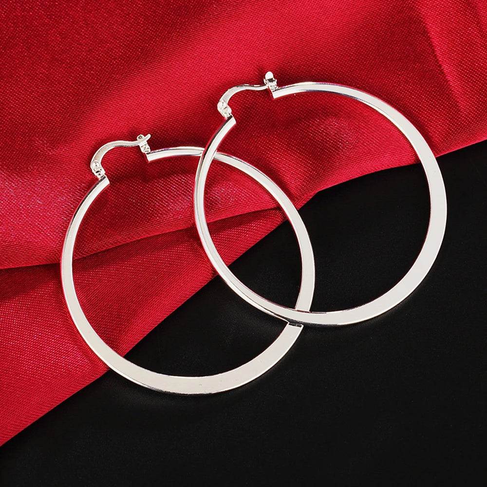 Elegant Ring Hoop Earrings