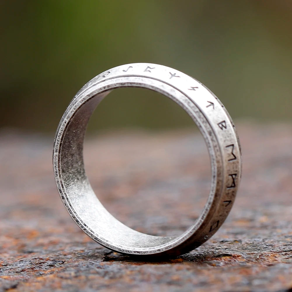 Odin Rune Spinner Ring