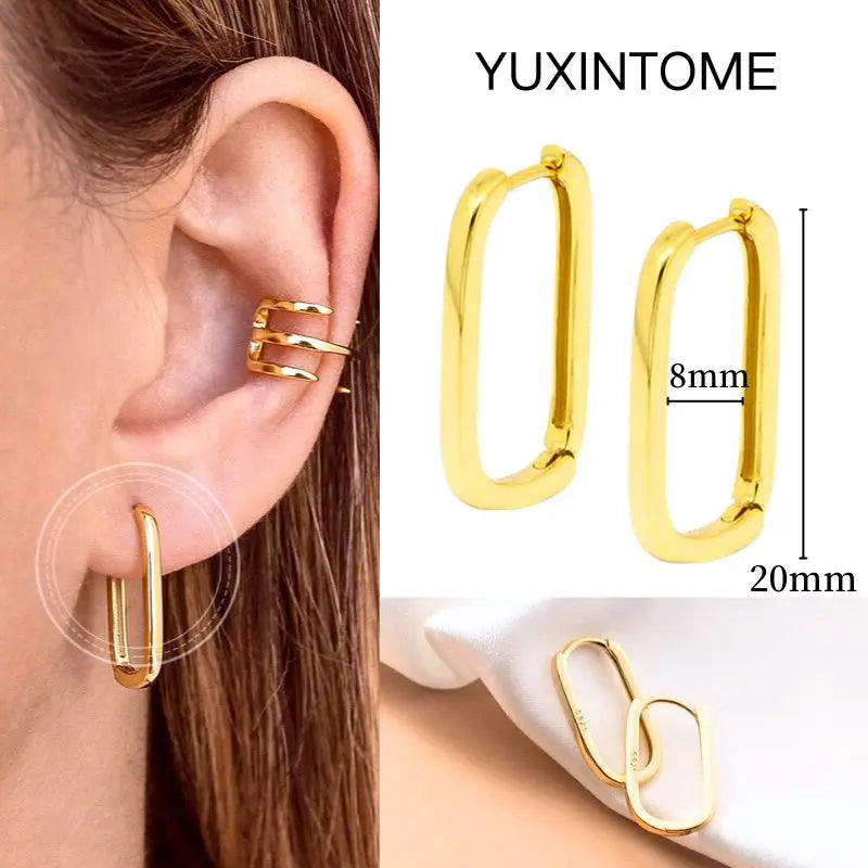 Aurélie Geo™ Vintage Hoops