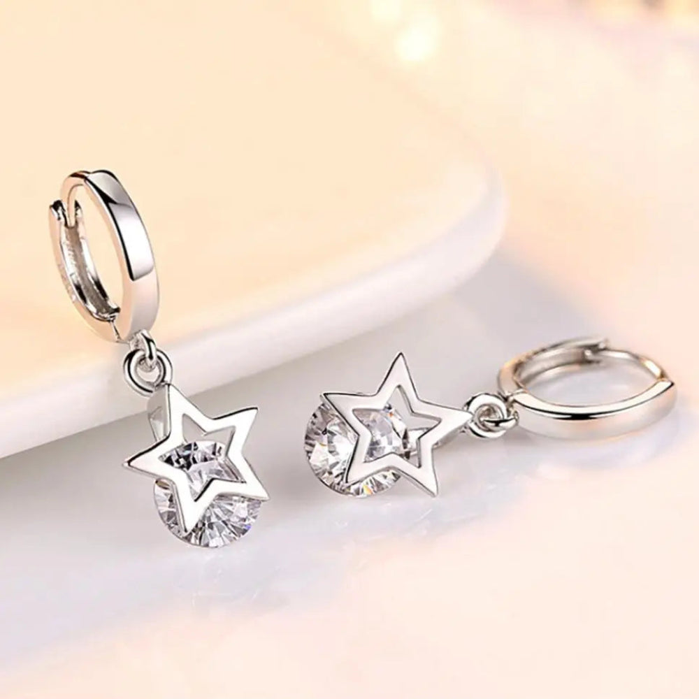 Celestia Crystal Star Studs