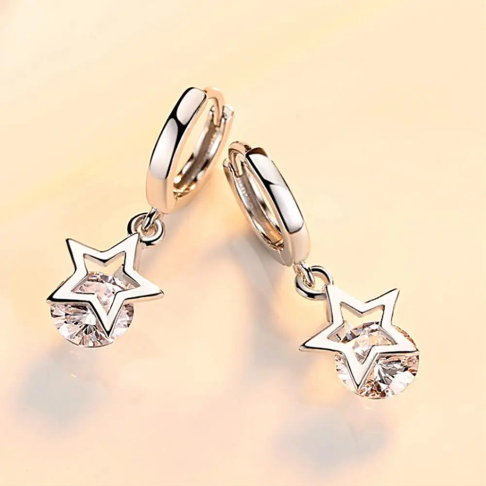 Celestia Crystal Star Studs