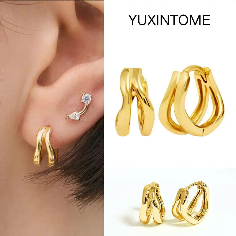 Aurélie Geo™ Vintage Hoops