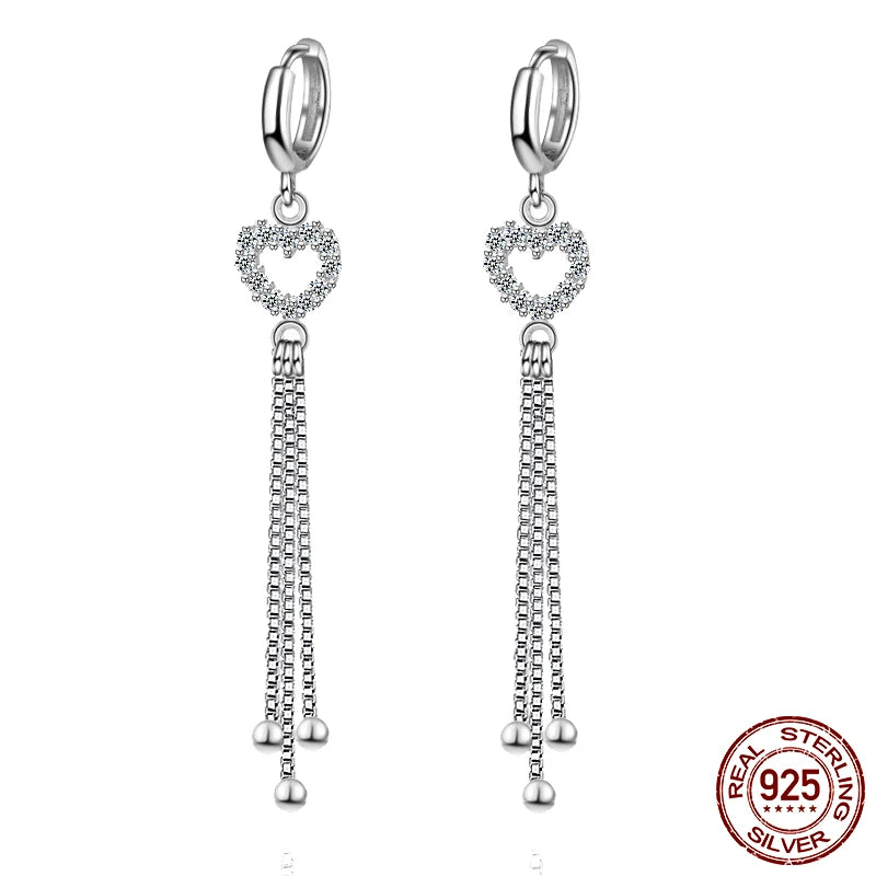 LunaGlow Sterling Hoops