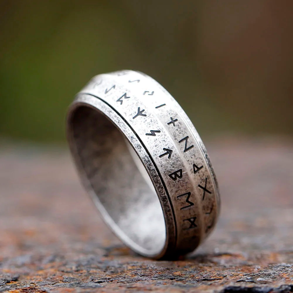 Odin Rune Spinner Ring