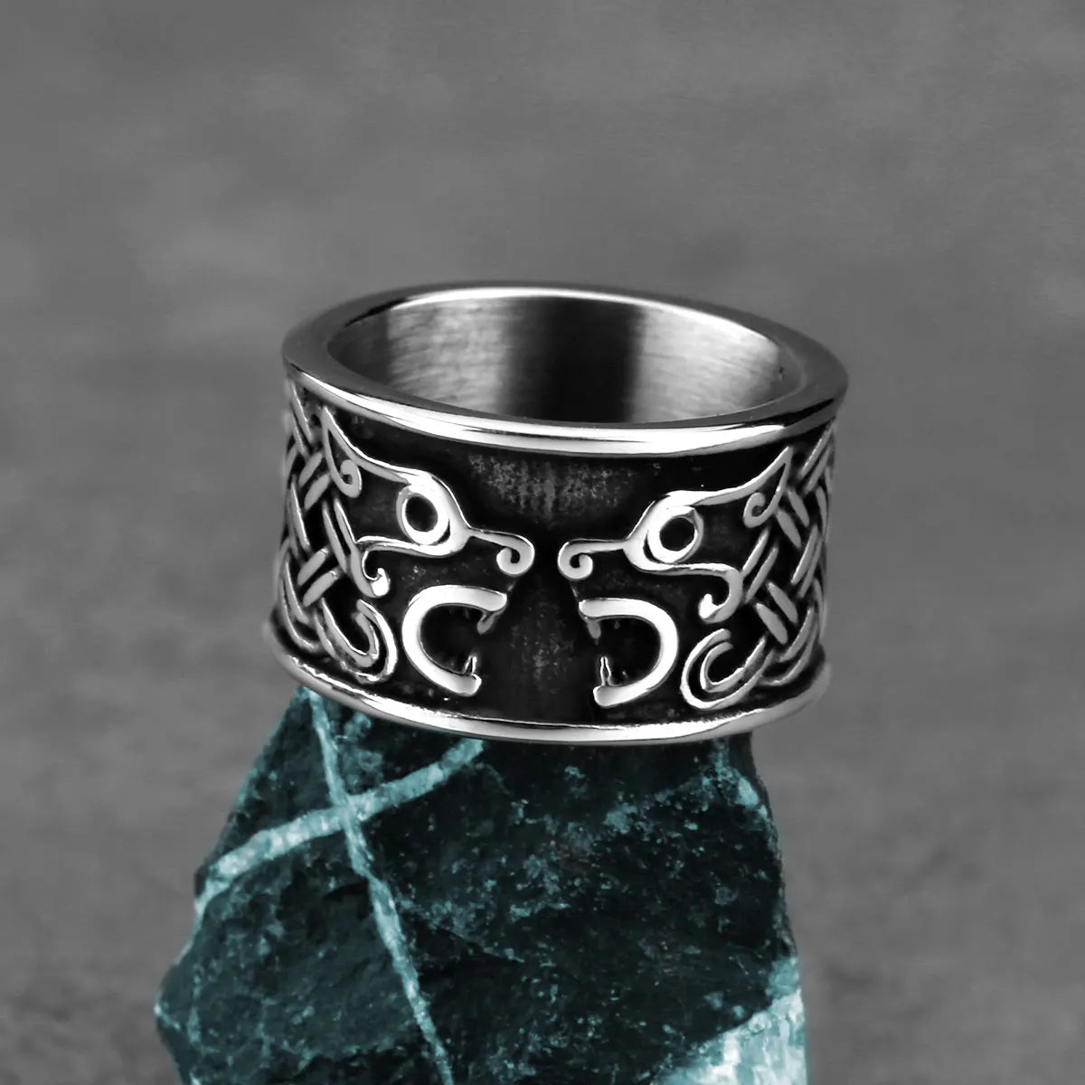 Veles Wolf Sigil Ring