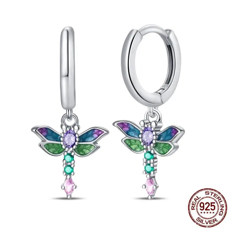 LunaGlow Sterling Hoops