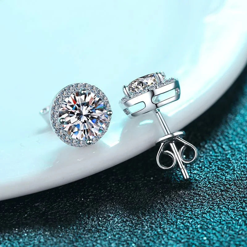 Eterna Moissan™ Stud Earrings