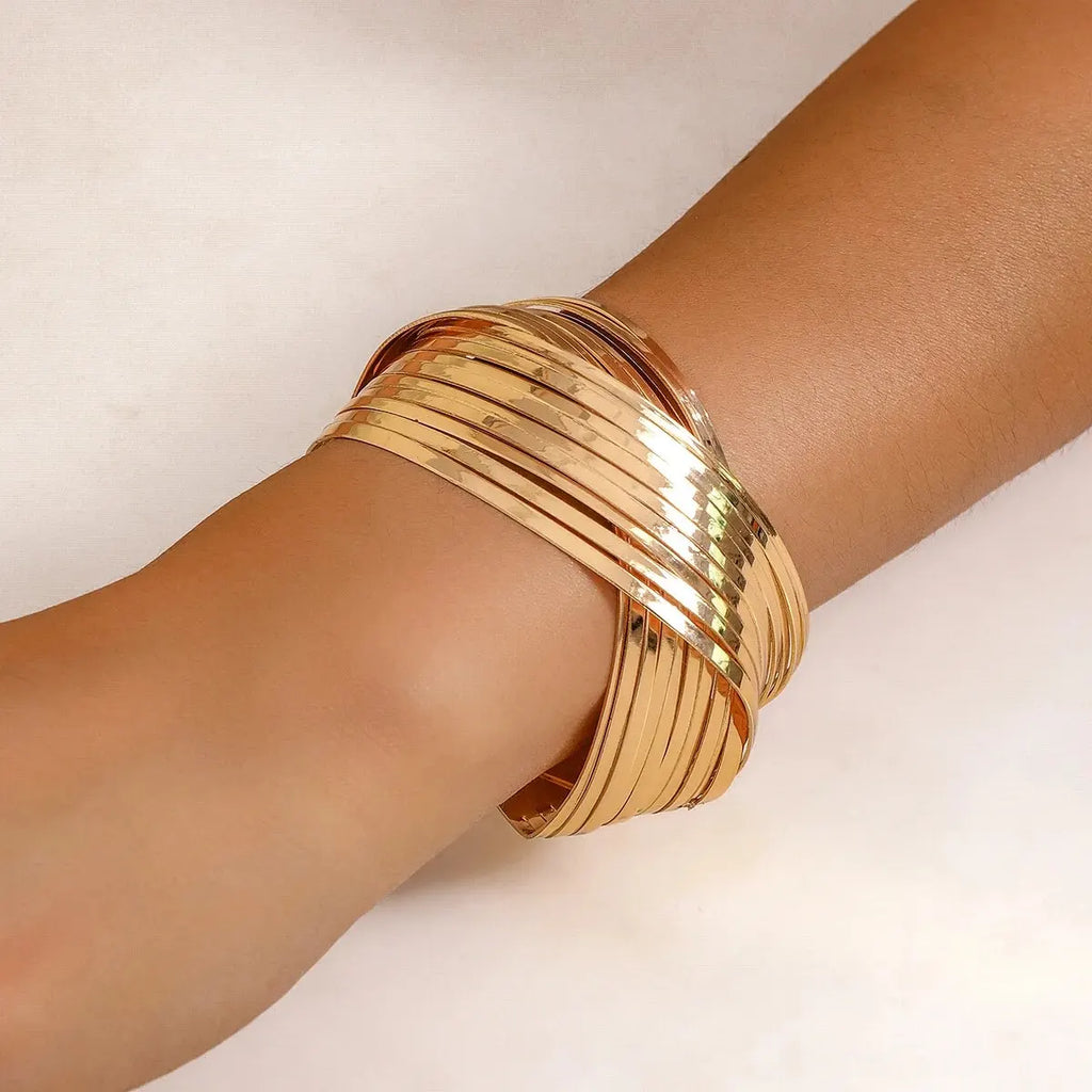 AureCross Bold Cuff Bracelet