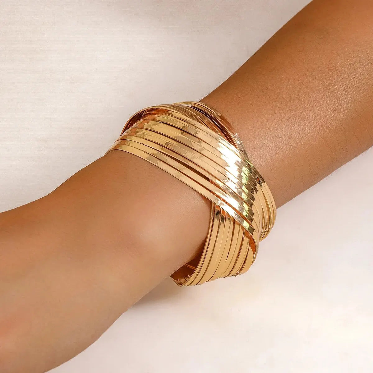 AureCross Bold Cuff Bracelet