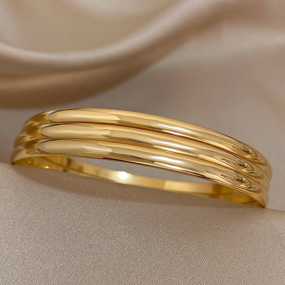 Golden Trio Everyday Bangles