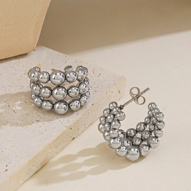 Éclat Geo™ Twisted Hoops