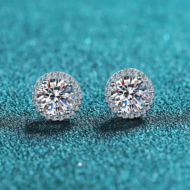 Eterna Moissan™ Stud Earrings