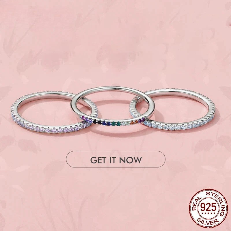 Vivid Sparkle Pave Ring