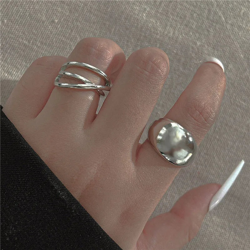 Luxe Form Chunky Ring Set