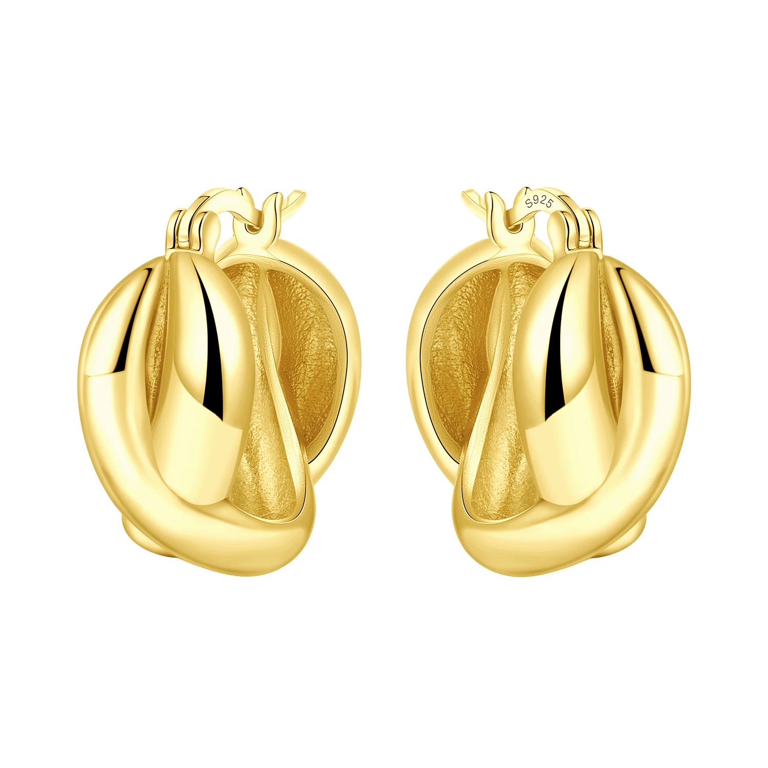 Cœur Héritage™ 18K Hoop Earrings