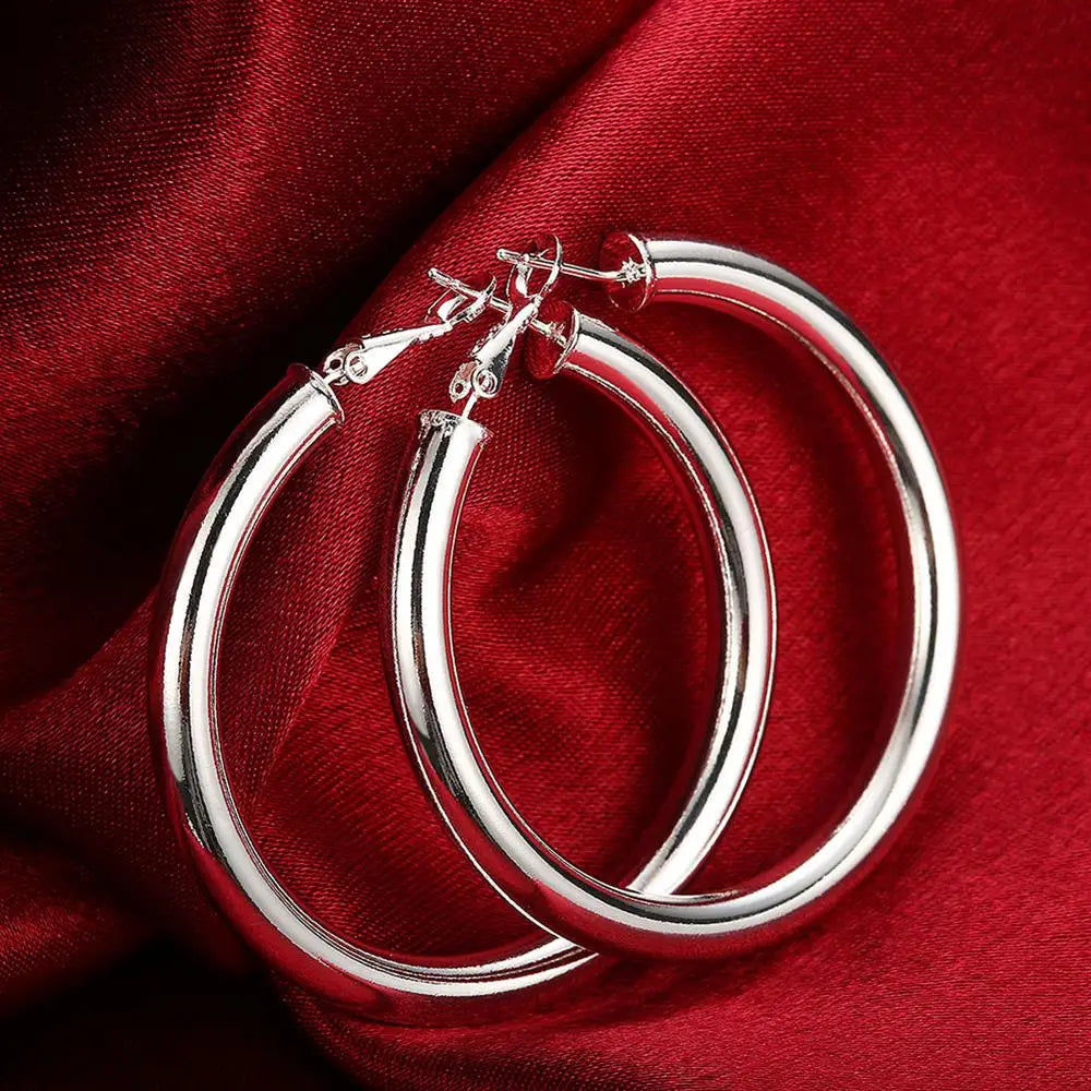 Elegant Ring Hoop Earrings